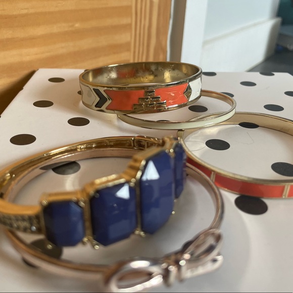 Bundle of mixed bangles bracelets summervibe 5 total - Picture 5 of 10